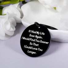 Load image into Gallery viewer, Valentines Day Gift Keychain for Boyfriend Husband from Girlfriend Wife Anniversary Birthday Wedding Keyring Gift for Couples Him Her Fiancé from Fiancée Christmas I Love You Gift for Women Men