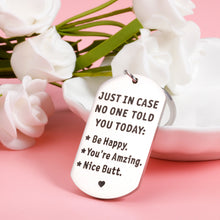 Load image into Gallery viewer, Inspirational Love Quote Gifts Keychain for Husband Boyfriend from Wife Girlfriend Positive Christmas Anniversary Valentines Gifts Keyring for Men Fiance Birthday Wedding Stocking Stuffer Present
