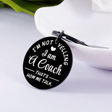 Load image into Gallery viewer, Soccer Volleyball Coach Gift for Christmas Stocking Stuffers Coach Cheer Thank You Appreciation Coach Keychain Gifts for Men Women Tennis Swim Hockey Team Gits for Coach Mentor Cheerleader Birthday
