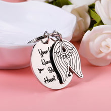 Load image into Gallery viewer, Memorial Sympathy Gifts Keychain for Loss of Father-Mother Memory Gift Dad Memorial Gift Bereavement Keychain Daddy Remembrance gifts for Loss of Loved One Daughter Son Your Wings Were Ready