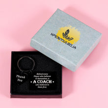 Load image into Gallery viewer, Christmas Gift for Coach Going Away Mentor Gift Birthday Christmas Retirement Keyring Present Coach Appreciation Basketball Coach Gift Thank You Keychain for Baseball Coach Teacher Hockey Celebration