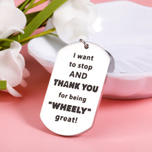 Load image into Gallery viewer, School Bus Driver Gift Keychain for Men Women Bus Driver Appreciation Gifts for Birthday Christmas Thank You School Bus Drivers Keychain for Gradaution Holiday Thanksgiving Day School Bus Charm