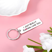 Load image into Gallery viewer, Couple Keychain Gifts for Him Her Birthday Wedding Anniversary Gift For Boyfriend Husband Fiance from Girlfriend Wife I Love you Present for Friends BFF Valentine Christmas for Women Men Engagement