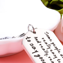 Load image into Gallery viewer, Coworker Leaving Gifts Keychain for Women Men, Thank You Goodbye Gift for Freinds Boss Mentor Teacher, Retirement Farewell Key Chain for Colleague Leader Coach, Birthday Christmas Stocking Stuffer