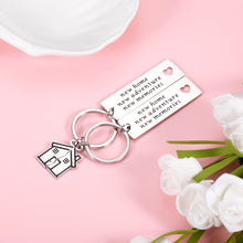 Load image into Gallery viewer, 2PCS New Home Housewarming Gift for Women Men New Homeowner First Home for Couple Friend Daughter Son New House for Family BFF Coworker Real Estate Closing Moving in Jewelry