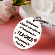 Load image into Gallery viewer, Teacher Appreciation Gift Keychain Thank You Gifts Bulk for Teacher Mentor Principal Teacher’s Day Presents for Preschool Teachers Summer Back to School End of Year Birthday Present from Student