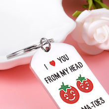 Load image into Gallery viewer, Funny Pun Valentines Day Gift Keychain for Boyfriend Girlfriend Anniversary Birthday Wedding Keyring Gift for Husband Fiancé from Wife Fiancée Christmas I Love You Gift for Mom Dad Women Men