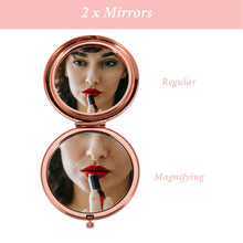 Load image into Gallery viewer, Stocking Stuffers for Wife Christmas for Her Compact Mirror Wife Gifts from Husband I Love You Wife Gift Makeup Mirror Romantic Gift for Her Birthday Wedding Anniversary Valentines Mothers Day