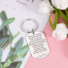 Load image into Gallery viewer, Inspirational Gift Keychain Gift for Women Men Encouragement Key Chain for Recovery Sobriety Anxiety Stress Relief Keyring for Family Friends Cancer Survivor After Surgery Graduation Birthday Keepsake