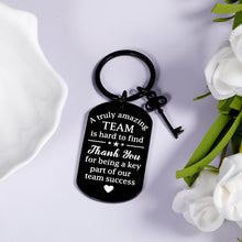 Load image into Gallery viewer, Appreciation Gifts for Coworkers Christmas Stocking Stuffers for Work Bestie Coworker Team Appreciation Gifts for Women Men Workmates Friend Colleague Coworker Leaving Gift Keychain in Bulk