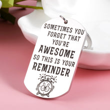 Load image into Gallery viewer, Inspirational Keychain Gifts, 2021 College High School Encouragement Keyring Class of 2021 Birthday Graduation Christmas Coming-of-Age Gifts to Boys Girls Daughter Son Women Men from Dad Mom Teacher