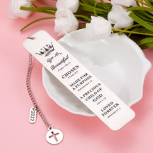 Load image into Gallery viewer, XPENMULBOJA Inspirational Christian Grad Gifts Bookmark - 2022 Graduation Gifts for Girls Women, 2022 Baptism Confirmed Gifts for Daughter Sister, Bible Verse Religious Graduation Church Bulk Gifts