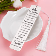 Load image into Gallery viewer, Mom Gift Bookmark from Daughter Son Mom Birthday Gifts for Mother Mommy Grandma Mother's Day Gift for Mom from Teens Kids I Love You Mom Bookmarks from Daughter Son Christmas Stoking Stuffer for Mommy