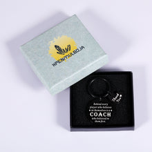 Load image into Gallery viewer, Coach Cheer Gift Keychain for Men Women Appreciation Key Chain Present for Football Basketball Baseball Coach Sports Match Thank You Keyring for Softball Swimming Coach Birthday Christmas Retirement