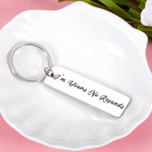Load image into Gallery viewer, Couple Keychain Gifts for Boyfriend Birthday Wedding Anniversary Funny Gifts for Him Her Husband Fiance from Girlfriend Wife to Hubby Valentine Engagement Christmas Present for Groom Bride Women Men
