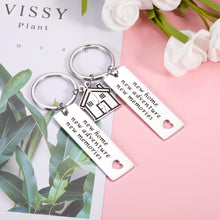 Load image into Gallery viewer, 2PCS New Home Housewarming Gift for Women Men New Homeowner First Home for Couple Friend Daughter Son New House for Family BFF Coworker Real Estate Closing Moving in Jewelry