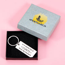 Load image into Gallery viewer, Stocking Stuffers for Husband Wife Birthday Gifts for BFF Him Her Keyring Offensive C Word Gift for Boyfriend Girlfriend 30th 40th 50th 60th Birthday Present Anniversary Keyring for Women Men
