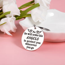 Load image into Gallery viewer, Inspirational Bible Verse Gift for Women Men Christian Christmas Baptism Religious Keychain for Daughter Son Family Freinds First Communion Confirmation Gifts for Girls Boys Godchild Easter Prayer