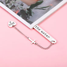 Load image into Gallery viewer, Baptism Gifts Bookmark for Girl Boys 2023 Christian Confirmation Gifts for Girls First Communion Christening Gifts for Goddaughter Godson Godchild Baby Girl Adult Baptism Gifts for Teen Religious Gift