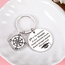 Load image into Gallery viewer, 2022 Graduation Gift for Him Her Keychain for Middle High School Seniors Graduation Gifts for Him Her 2022 College Medical Law Students Inspirational Grad Gift for Son Daughter Boys Girls Master Ph.D.