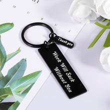 Load image into Gallery viewer, Coworker Leaving Gifts for Women Men Going Moving Away Keychain for Work Friends Boss Leader Colleague Retirement Farewell Goodbye Funny Office Team Keyring for Employee Business Partner
