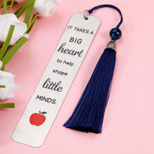 Load image into Gallery viewer, Teacher Appreciation Gifts Bookmark from Students Thank You Book Mark Gift for Mentor Tutor Nanny Christmas Birthday Present for Preschool Teachers Babysitter Teacher’s Day Stocking Stuffer