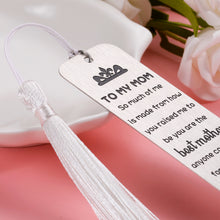 Load image into Gallery viewer, Mom Gift Bookmark from Daughter Son Mom Birthday Gifts for Mother Mommy Grandma Mother's Day Gift for Mom from Teens Kids I Love You Mom Bookmarks from Daughter Son Christmas Stoking Stuffer for Mommy