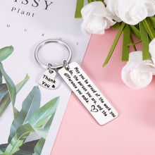 Load image into Gallery viewer, Thank You Gift for Coworker Colleague Farewell Going Away Keychain for Leader Mentors Coach Team Members Inspirational Appreciation Keyring for Teacher Social Worker Women Men Boss Day Goodbye Jewelry