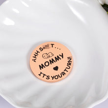 Load image into Gallery viewer, New Baby Gift for New Dad Mom Decision Coins Funny New Parents Pregnancy Gift for First Time Daddy Mummy to be Christmas Birthday Baby Shower Father's Mother's Day Coin for Husband Wife Double-Sided