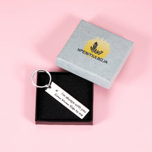 Load image into Gallery viewer, Valentines's Day Keychain Gift for Husband Boyfriend from Wife Girlfriend Birthday Wedding Gift Keyring for Driver Trucker Policeman Pilot Anniversary Christmas Gift for Men Son Love Safety Reminder