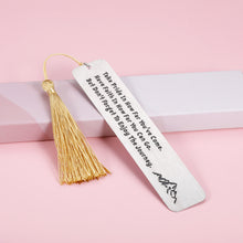 Load image into Gallery viewer, Inspirational Gifts Bookmark for Women Men Readers Christmas Graduation Birthday Present for Book Lovers Girls Boys Encouragement Bookmark with Tassel for Friends Daughter Son Stocking Stuffer