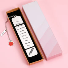 Load image into Gallery viewer, Teacher Appreciation Gifts Bookmark for Women Men, 2022 Thank You Teacher Graduation Gifts Bookmark for Teachers Mentor Tutor Teacher Birthday Gifts for Preschool Teacher Bookmark Booklovers Librarian