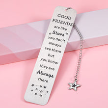 Load image into Gallery viewer, Best Friend Gifts for Women Friendship Christmas Stocking Stuffers for Women Birthday Book Mark Girls Teens Booklovers Galentines Valentines Day Gifts for Best Friend BFF Good Friends