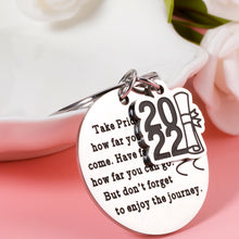 Load image into Gallery viewer, Back to School Graduation Gifts Keychain 2022 Gifts for Him Her Class of 2022College Middle High School Graduation Gifts for Teen Girls Boys from Teacher in Bulk Masters Degree Nurse Graduation Gifts