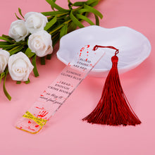 Load image into Gallery viewer, True Crime Bookmark for Crime Book Fans Gift for True Crime Lovers Crime Acrylic Bookmark for Women Men Crime Blood Spatter Gift for Bookworm Crime Book Forensic Science Bookmark Blood Stains are Red