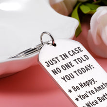 Load image into Gallery viewer, Inspirational Love Quote Gifts Keychain for Husband Boyfriend from Wife Girlfriend Positive Christmas Anniversary Valentines Gifts Keyring for Men Fiance Birthday Wedding Stocking Stuffer Present