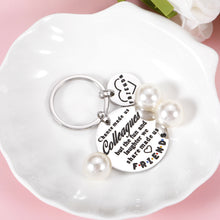 Load image into Gallery viewer, Coworker Leaving Gifts Keychain for Women Men Appreciation Goodby Office Keyring for Boss Colleagues Work Friends Farewell Retirement Gifts for Leader Employees Birthday Christmas Stocking Stuffer