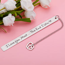Load image into Gallery viewer, Husband Christmas Valentine's Gifts Bookmark from Wife Girlfriend Boyfriends Gifts Birthday Anniversary Bookmark Gifts for Her Him Husband Wife Men Couple Funny Wedding Engagement Gift Bookmark