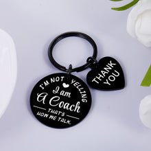 Load image into Gallery viewer, Soccer Volleyball Coach Gift for Christmas Stocking Stuffers Coach Cheer Thank You Appreciation Coach Keychain Gifts for Men Women Tennis Swim Hockey Team Gits for Coach Mentor Cheerleader Birthday