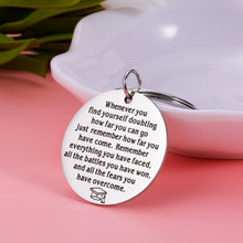 Load image into Gallery viewer, 2023 Graduation Gifts Keychain for Him Her Class Of 2023 Gift for College Middle High School Ph.D. Graduation Gift 2023 Senior Grad Master Nurse Graduates Inspirational Gift for Women Men Son Daughter