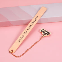 Load image into Gallery viewer, 2022 Graduation Gifts Bookmark for Him Her - Enjoy The Next Chapter Class of 2022 Birthday Grad Gifts in Bulk for Daughter Son Friends Senior High School Students from Teacher College Master