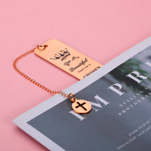Load image into Gallery viewer, Christian Gifts Bookmark for Women Bible Verse Bookmark for Girls Daughter Book Lovers Birthday Christmas Stocking Stuffers for Female Friend Sister Baptism Religious Church Bulk Gifts