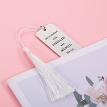 Load image into Gallery viewer, Bookmark Gifts for Women Book Lovers Inspirational Bookmark with Tassel for Girls Daughter Wife Birthday Christmas Stocking Stuffers for Mom Sister Female Friend Teacher Book Club Gifts for Readers