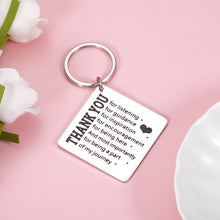 Load image into Gallery viewer, Thank You Gifts Keychain for Mentor Teacher Appreciation Leaving Gift Keyring for Boss Supervisor Coach Birthday Christmas Present Key Chain for Manger Coworker Women Men Going Away Retirement Gifts