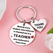 Load image into Gallery viewer, Teacher Appreciation Gift Keychain Thank You Gifts Bulk for Teacher Mentor Principal Teacher’s Day Presents for Preschool Teachers Summer Back to School End of Year Birthday Present from Student