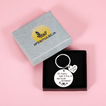 Load image into Gallery viewer, Dad Christmas Fathers Day Keychain Gifts from Daughter Son Daddy Birthday Valentine Gift for Stepdad New Dad to Be Husband from Kids Stepdaughter Wife Father of The Bride Wedding Presents Men Him