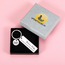 Load image into Gallery viewer, Drive Safe Keychain Gift for Husband Boyfriend from Wife Girlfriend New Driver Valentines Christmas Gifts Key Ring for Men Fiance Son Daughter Wedding Birthday Stocking Stuffers for Driver Trucker
