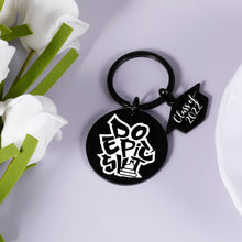Load image into Gallery viewer, Funny 2022 Christmas Graduation Gifts Keychain for Him Her Inspirational Gift for College High School Teens Adults Encouragement Stocking Stuffers for Friends Nurse Daughter Son from Dad Mom Teacher
