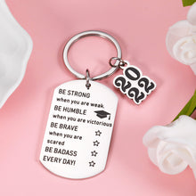 Load image into Gallery viewer, 2022 Back to School Graduation Gifts Keychain for Him Her Class of 2022 Inspirational Grad Gifts for Son Daughter Senior High School Students from Teacher College Master Christmas Gift for Nurse