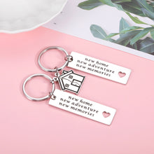 Load image into Gallery viewer, 2PCS New Home Housewarming Gift for Women Men New Homeowner First Home for Couple Friend Daughter Son New House for Family BFF Coworker Real Estate Closing Moving in Jewelry